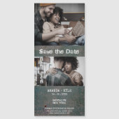 Alternative Engaged Hipster Couple Grunge Texture (正面)