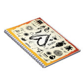 Alternative Heart Sketch Spiral Notebook  ノートブック (右側)