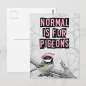Alternative Punk Bird Anti Conformity ポストカード (正面/裏面)