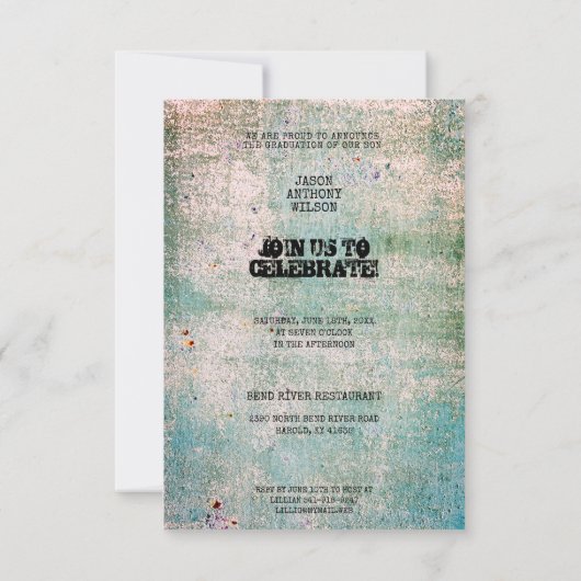 Alternative Three Photos Graduation Grunge Texture (裏面)