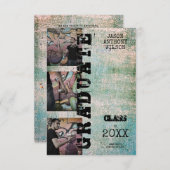 Alternative Three Photos Graduation Grunge Texture (正面/裏面)