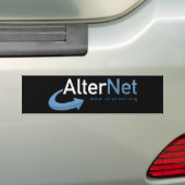 AlterNetの公式のバンパーステッカー バンパーステッカー (車上)