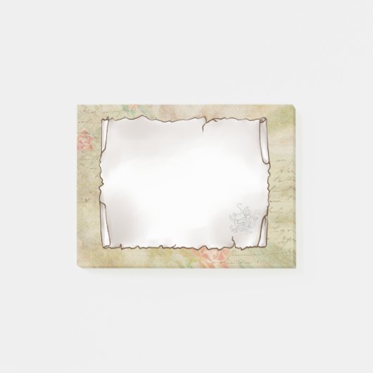 Altes Blatt post-it klebezettel ポストイット (正面)