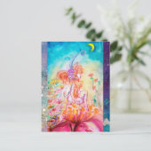 ALTHEA /ピンクお洒落の花の妖精 インビテーションポストカード (スタンド正面)