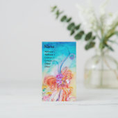 ALTHEA /ピンクお洒落の花の妖精 名刺 (スタンド正面)