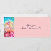 ALTHEA /ピンクお洒落の花の妖精 案内状 (裏面)