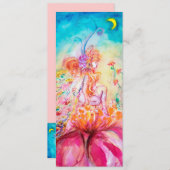 ALTHEA /ピンクお洒落の花の妖精 案内状 (正面/裏面)