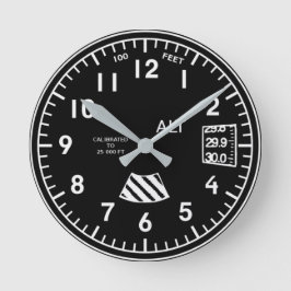 Altimeter clock ラウンド壁時計