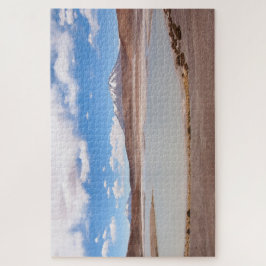 Altiplanoの火山との湖の景色 ジグソーパズル