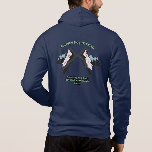 Altitude dog training zip up hoodie パーカ (裏面)