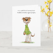 AltnaDogフレンドシップカード カード (黄色い花)