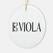 ALTOクレフ、音符記号及びビオラ セラミックオーナメント (左)