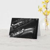 ALTOサクソフォーンの挨拶状 カード (黄色い花)