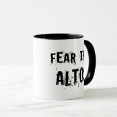 ALTO音楽歌手のギフトを恐れて下さい マグカップ (正面右)