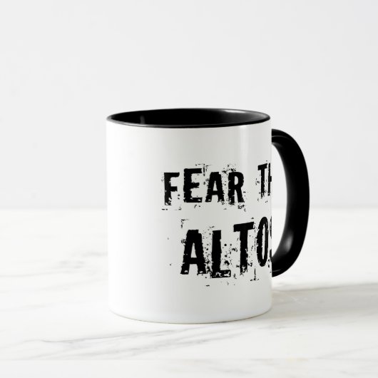 ALTO音楽歌手のギフトを恐れて下さい マグカップ (正面右)