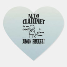 Alto Clarinet, Brain Freezeハートシール