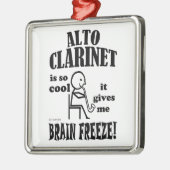 Alto Clarinet、Brain Freeze メタルオーナメント (左)