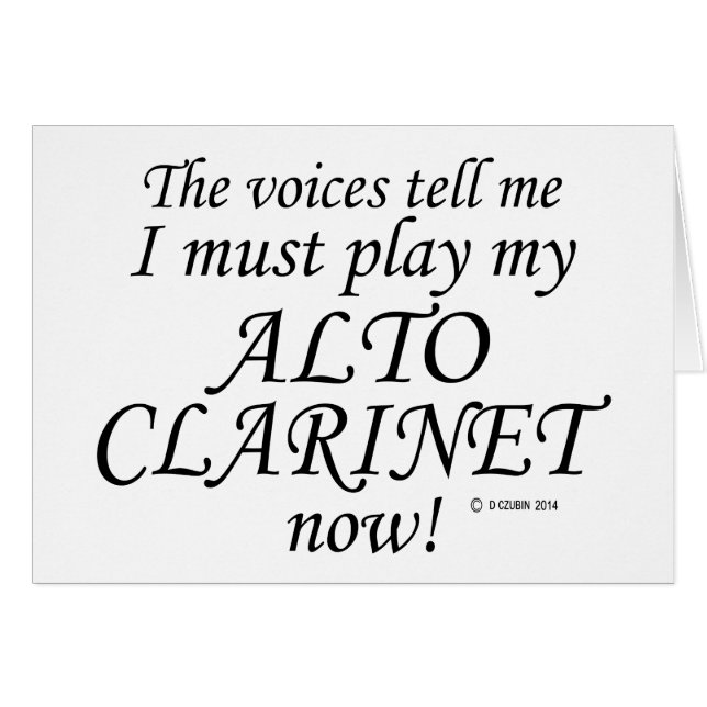 Alto Clarinet Voices氏の発言遊は (正面横)