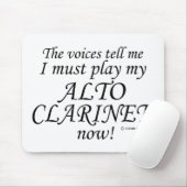Alto Clarinet Voices氏の発言遊は マウスパッド (マウス)