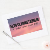 Alto Clarinetaholicが長方形型Stを買収 長方形シール (封筒)