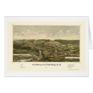 AltonのNHのパノラマ式の地図- 1888年