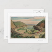 Altoona,ペンシルバニア州,有名な蹄鉄カーブ ポストカード (正面/裏面)