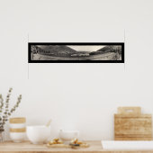 Altoona PA Horseshoe Curve RR Photo 1934 ポスター (キッチン)