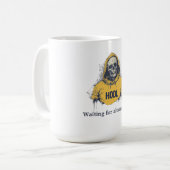 altseasonを待っている。HODLとWait Tee コーヒーマグカップ (正面左)