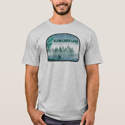 Alum Creek Lake Ohio Deer Tシャツ (正面)