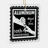ALUMINIUM 伝統的 10th結婚アニバーサリーギフト セラミックオーナメント (右)