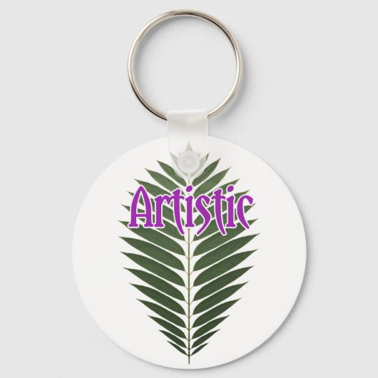 Aluminum Circle, 2" キーホルダー (正面)