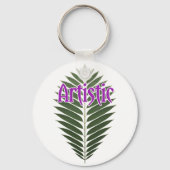 Aluminum Circle, 2" キーホルダー (裏面)