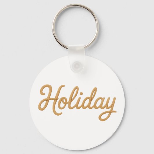 Aluminum Circle, 2" キーホルダー (正面)