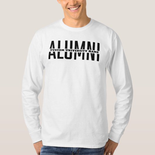 Alumni Sweatshirt - カスタム University Shirt Tシャツ (正面)
