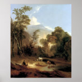 Alvan Fisher Pastoral Landscape ポスター (正面)