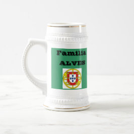 Alves*家族(ポルトガル)ビールステイン ビールジョッキ