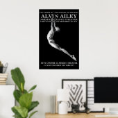 Alvin Ailey 1971 Modern Dance poster print 1 ポスター (ホームオフィス)