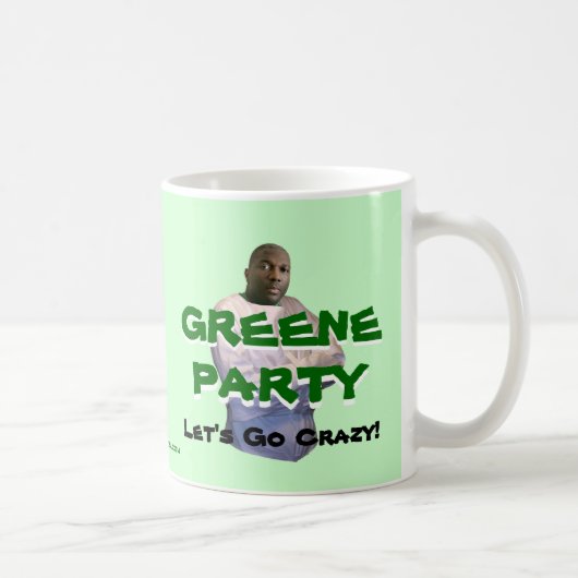 Alvin Greene: 熱狂するに行こう! コーヒーマグカップ (右)