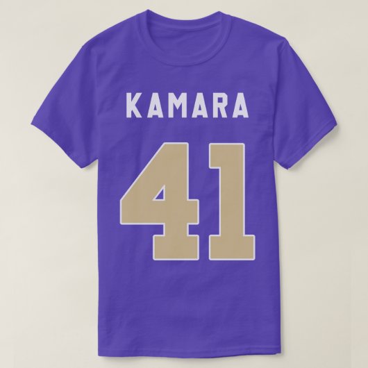 Alvin Kamara Tシャツ – 1 (デザイン正面)