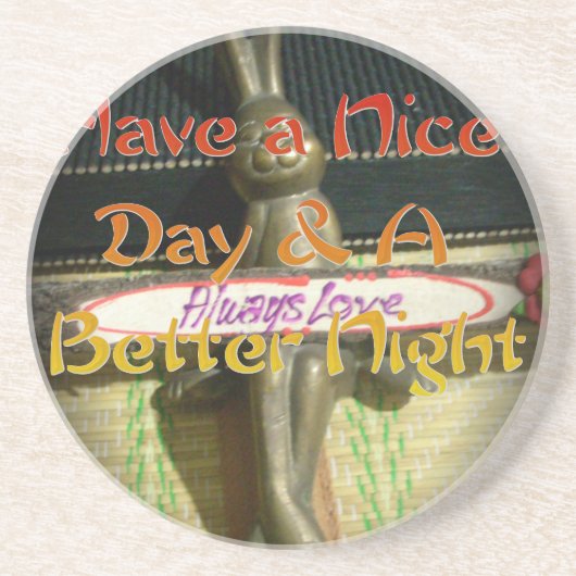 Alwaus Love Hakuna Matata素敵な一日とビー コースター (正面)