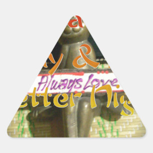 Alwaus Love Hakuna Matata素敵な一日とビー 三角形シール
