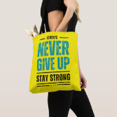 Alway Never Give Up – Motivational Tote bag トートバッグ (クローズアップ)