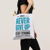 Alway Never Give Up – Motivational Tote bag トートバッグ (クローズアップ)
