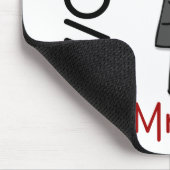 Always棒の姿の結婚式のカップルの氏及び夫人 マウスパッド (コーナー)