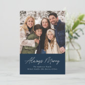 Always メリー Navy Minimalist 2写真 シーズンカード (スタンド正面)