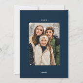 Always メリー Navy Minimalist 2写真 シーズンカード (裏面)