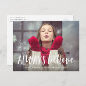 Always 信じ Holiday Photoはがき シーズンポストカード (正面/裏面)