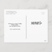 Always 信じ Holiday Photoはがき シーズンポストカード (裏面)