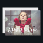 Always 信じ Holiday Photo Card シーズンカード<br><div class="desc">休日の応援をフォトカカスタムードで送れ！</div>