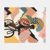 Always a旅行者 フリースブランケット (正面(横))